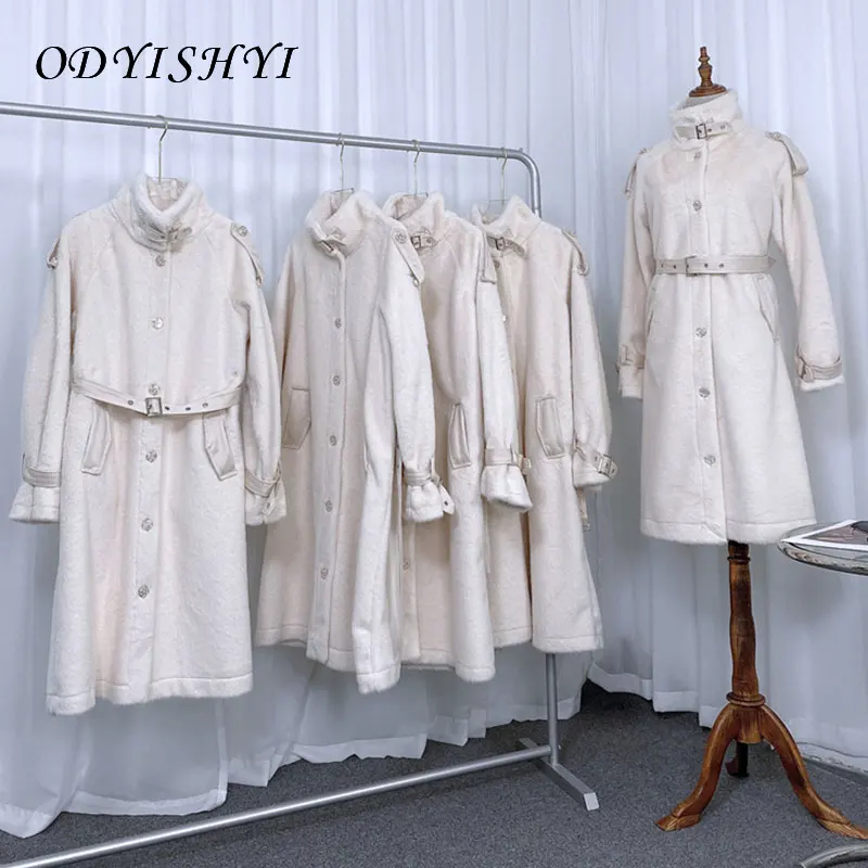 Faux Mink Fleece Fur Coat With Belt Women 2020 Winter Jacket Thick Warm Outwear Large Size Loose Wild Furry Long Overcoat Female
Faux Mink Fleece Fur Coat With Belt Women 2020 Winter Jacket Thick Warm Outwear Large Size Loose Wild Furry Long Overcoat Female