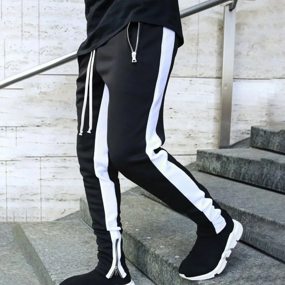 Men Casual Pants Autumn Winter Zipper Casual Sports Running Tight Trousers Sportswear Pants штаны мужские 2021 
Men Casual Pants Autumn Winter Zipper Casual Sports Running Tight Trousers Sportswear Pants штаны мужские 2021