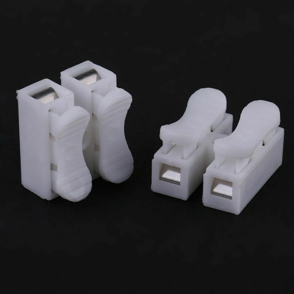 20Pcs CH2 Spring Quick Wire Connector Cable Clamp Terminal Block LED Strip Light Made Of High-quality Materials
20Pcs CH2 Spring Quick Wire Connector Cable Clamp Terminal Block LED Strip Light Made Of High-quality Materials