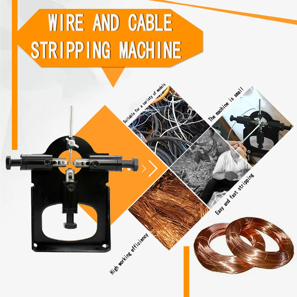 Cable Stripping Machine Copper Wire Stripper Multifunction Hand Tool for 1-20mm Cable Peeling Portable Wire Stripping Machine
Cable Stripping Machine Copper Wire Stripper Multifunction Hand Tool for 1-20mm Cable Peeling Portable Wire Stripping Machine