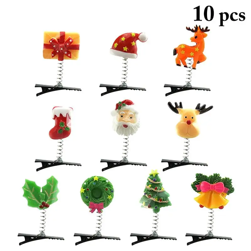 10PCS Christmas Hair Clip Cartoon LED Light Up Alligator Hair Barrette Hair Pin Headwear Accessories Santa Claus Elk Christmas
10PCS Christmas Hair Clip Cartoon LED Light Up Alligator Hair Barrette Hair Pin Headwear Accessories Santa Claus Elk Christmas