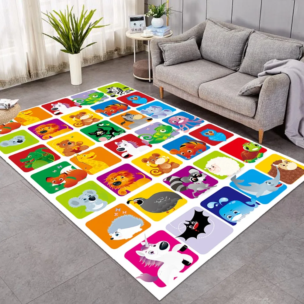 2020 New Animal Alphabet Carpet Kids Room Educational Cartoon Kids Play Mat Funny Children Fashion Carpets
2020 New Animal Alphabet Carpet Kids Room Educational Cartoon Kids Play Mat Funny Children Fashion Carpets
