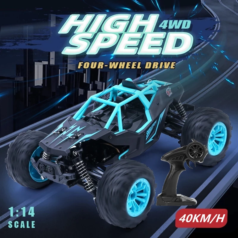 40KM/H High Speed Racing Buggy 4WD 1:14 Scale Alloy Anti-Collision Body Independent Shockproof Strong Climbing Off Road RC Car
40KM/H High Speed Racing Buggy 4WD 1:14 Scale Alloy Anti-Collision Body Independent Shockproof Strong Climbing Off Road RC Car