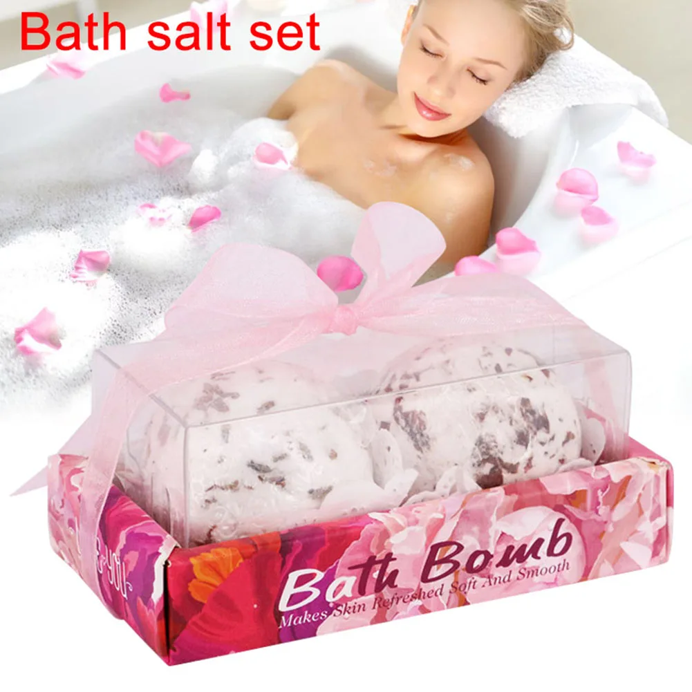 Hot sale 2pcs Bath Salt Bomb Ball Rose Dried Flower Moisturize Body Scrub Relaxation Valentine's Day Gift 
Hot sale 2pcs Bath Salt Bomb Ball Rose Dried Flower Moisturize Body Scrub Relaxation Valentine's Day Gift