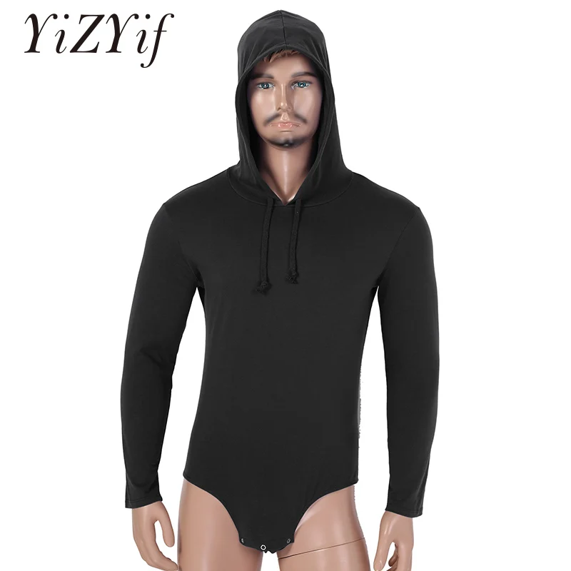 Men One-piece Hoodie Bodysuit Long Sleeves Press Crotch Romper Pajamas Hombre Streetwear Shirts
Men One-piece Hoodie Bodysuit Long Sleeves Press Crotch Romper Pajamas Hombre Streetwear Shirts