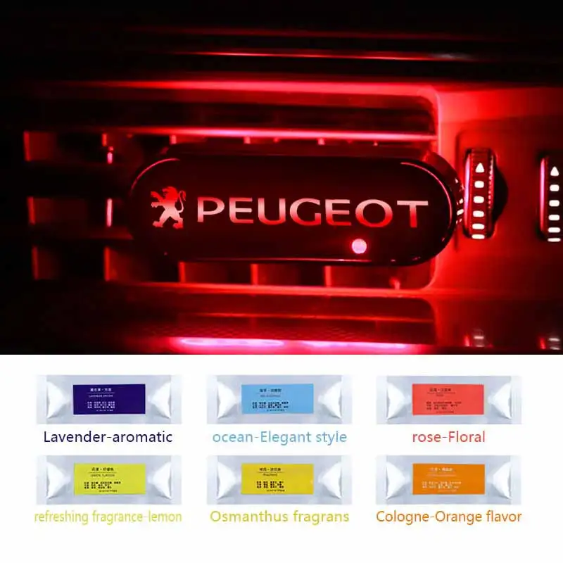 Car Interior Air Conditioning Air Outlet Light Fresh Air Aromatherapy for Peugeot 206 207 307 3008 2008 308 407 408 508 301 208
Car Interior Air Conditioning Air Outlet Light Fresh Air Aromatherapy for Peugeot 206 207 307 3008 2008 308 407 408 508 301 208