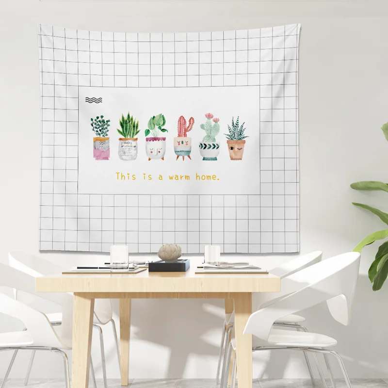 Nordic Tapestry Ins Hanging Cloth Small Fresh Green Plant Background Homestay Dormitory Renovation Bedside Decorative Wall
Nordic Tapestry Ins Hanging Cloth Small Fresh Green Plant Background Homestay Dormitory Renovation Bedside Decorative Wall