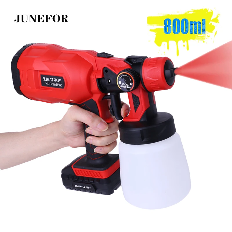Spray Gun 800ml HVLP Electric Paint Sprayer Portable High Power Cleaner Painting Airbrush Spraying Machine For Home DIY Tools
Spray Gun 800ml HVLP Electric Paint Sprayer Portable High Power Cleaner Painting Airbrush Spraying Machine For Home DIY Tools