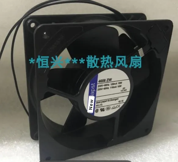 4656ZW cooling fan size 119 x 119 x 38mm 19W 230V AC air flow 160m3/h 2650rpm Axial fan
4656ZW cooling fan size 119 x 119 x 38mm 19W 230V AC air flow 160m3/h 2650rpm Axial fan