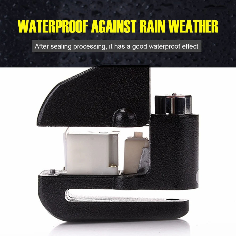 Alarm Disc Brake Lock 110dB Loud Anti Theft Alarm Waterproof for Bikes, Motorcycles, Scooter, with Reminder
Alarm Disc Brake Lock 110dB Loud Anti Theft Alarm Waterproof for Bikes, Motorcycles, Scooter, with Reminder