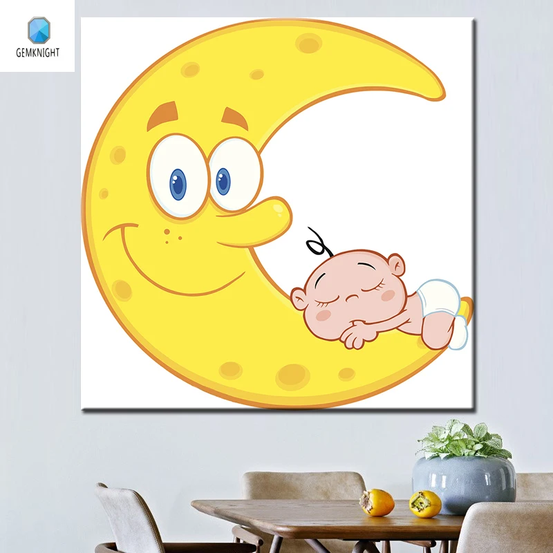 Diy картина маслом с изображением Луны детские цифровой Краска по номерам мультфильм плакат Модульная картина Декор для дома подарок для дет...
Diy картина маслом с изображением Луны детские цифровой Краска по номерам мультфильм плакат Модульная картина Декор для дома подарок для дет...