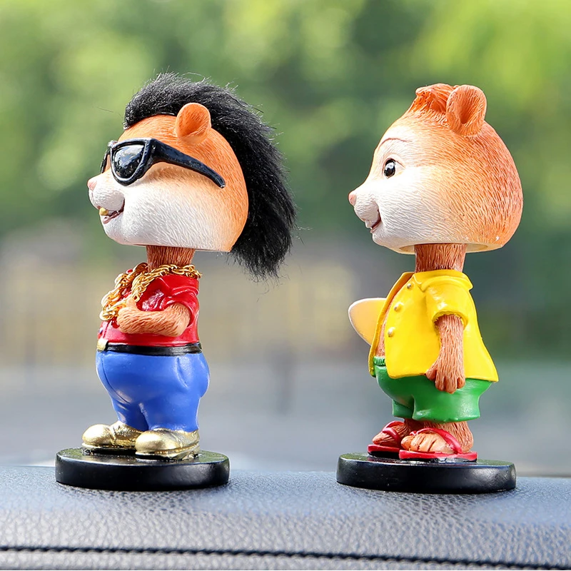 Cute Resin Shaking Head Squirrel Ornament Dashboard Auto Interior Decorations Nodding Toys
Cute Resin Shaking Head Squirrel Ornament Dashboard Auto Interior Decorations Nodding Toys