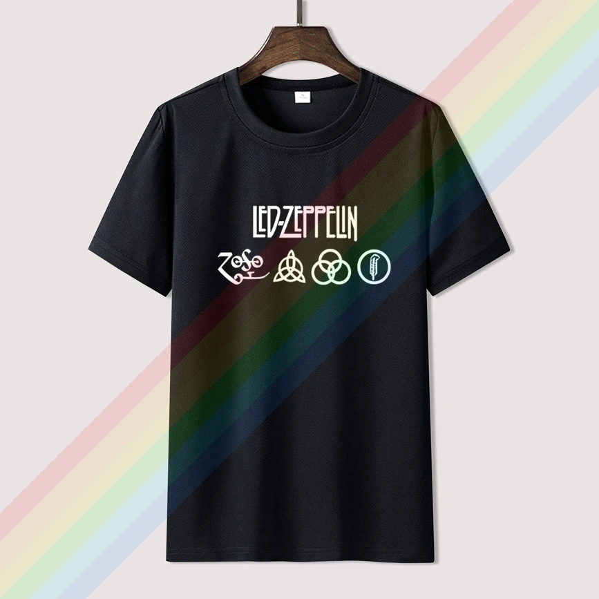 led-zeplein-Zoso Band T Shirts Summer Fashion Men Round Neck Cotton T-shirt Hip-hop Letter Printed Short Shirt
led-zeplein-Zoso Band T Shirts Summer Fashion Men Round Neck Cotton T-shirt Hip-hop Letter Printed Short Shirt