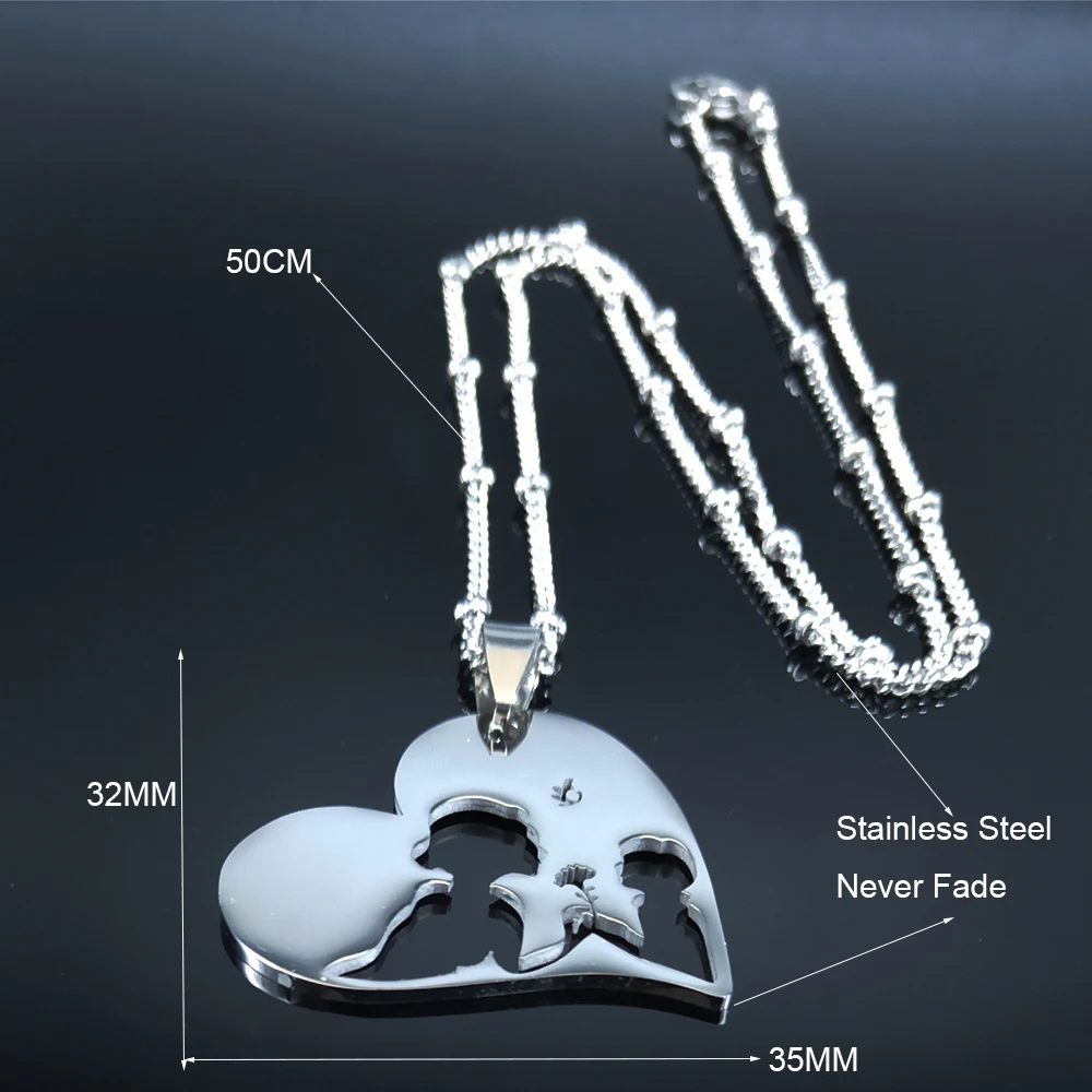 Baby Mom Stainless Steel Statement Necklace Women Silver Color Necklaces Pendants Mother's Day Gift Jewelry naszyjniki N3111S01
Baby Mom Stainless Steel Statement Necklace Women Silver Color Necklaces Pendants Mother's Day Gift Jewelry naszyjniki N3111S01