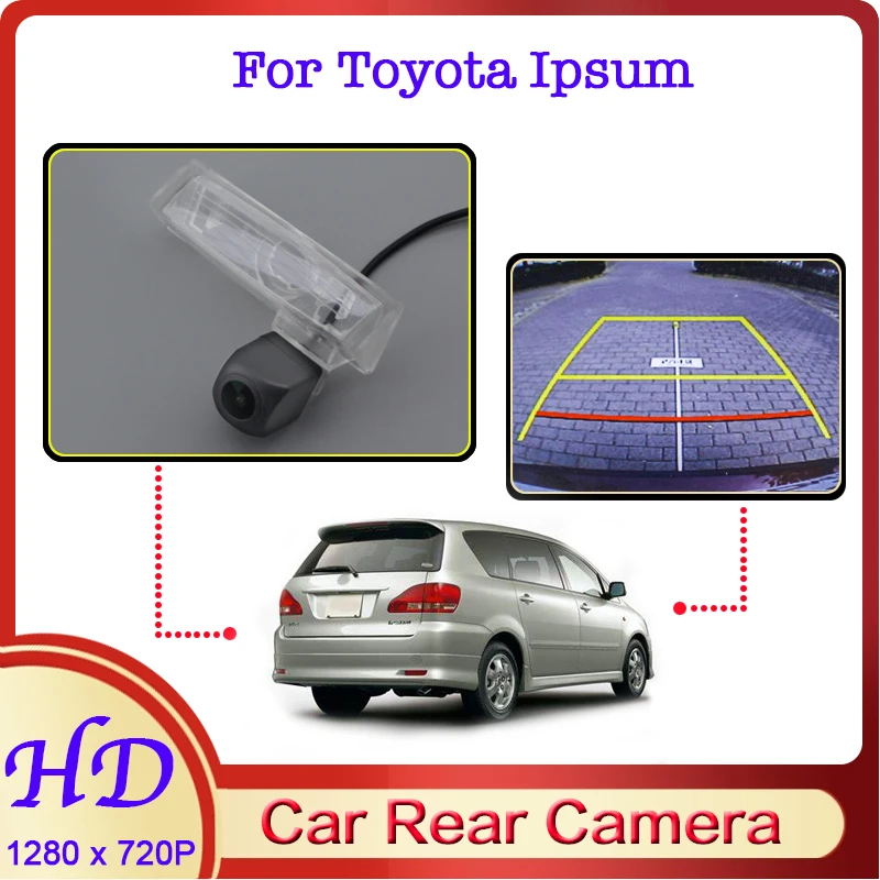 Car Reverse Image Fisheye CAM For Toyota Ipsum SportsVan 2001~2009 Night Vision HD Dedicated Rear View Back Up 720P Camera 
Car Reverse Image Fisheye CAM For Toyota Ipsum SportsVan 2001~2009 Night Vision HD Dedicated Rear View Back Up 720P Camera