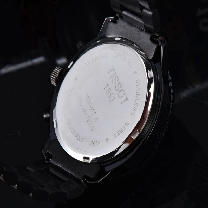 Tissot- Luxury Brand quartz women Watches Quartz Watch Stainless Steel Strap wristwatch classic business dress men watch 958
Tissot- Luxury Brand quartz women Watches Quartz Watch Stainless Steel Strap wristwatch classic business dress men watch 958