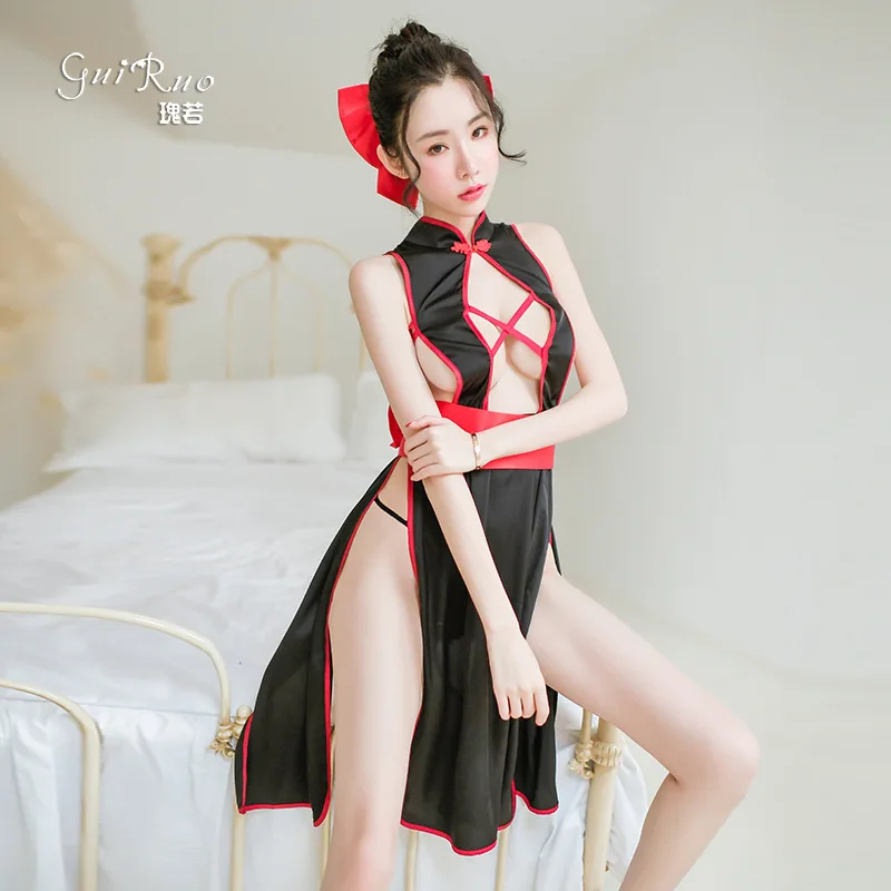 Wholesale 2021 new sexy sexy suit cosplay uniform temptation strapless sexy slit kimono underwear
Wholesale 2021 new sexy sexy suit cosplay uniform temptation strapless sexy slit kimono underwear