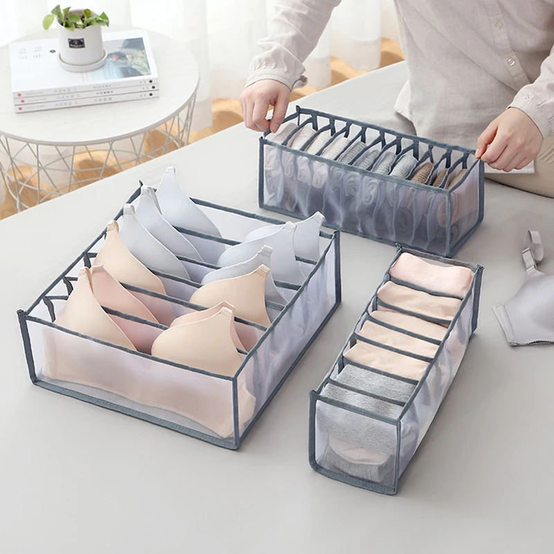 3Pcs/Set Bra Storage Boxes Underwear Clothes Organizer Drawer Nylon Divider Closet Organizer Folding Ties Socks Shorts Organizer
3Pcs/Set Bra Storage Boxes Underwear Clothes Organizer Drawer Nylon Divider Closet Organizer Folding Ties Socks Shorts Organizer