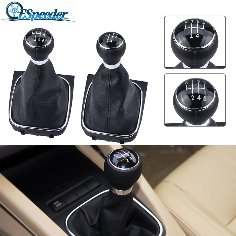 ESPEEDER Car 5 /6 Speed Gear Shift Knob Dustproof Cove For VW Golf /MK6 2009-2012 PU Leather Shift Knob Gaitor Cover
ESPEEDER Car 5 /6 Speed Gear Shift Knob Dustproof Cove For VW Golf /MK6 2009-2012 PU Leather Shift Knob Gaitor Cover