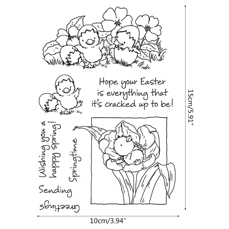 Happy Easter Spring Blessing Words Egg Silicone Clear Seal Stamp DIY Scrapbooking Stamps Photo Album Decorative
Happy Easter Spring Blessing Words Egg Silicone Clear Seal Stamp DIY Scrapbooking Stamps Photo Album Decorative