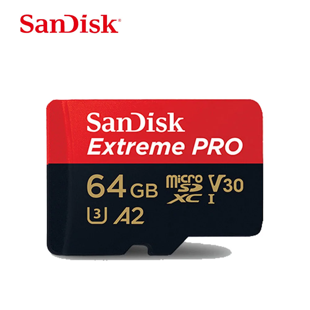 

Карта памяти SanDisk Extreme Pro, micro sd, 32 ГБ, 64 ГБ, 128 ГБ, 256 ГБ, класс 10, карта памяти U3, A2, V30, tf флэш-карта 400 гб, 1 ТБ