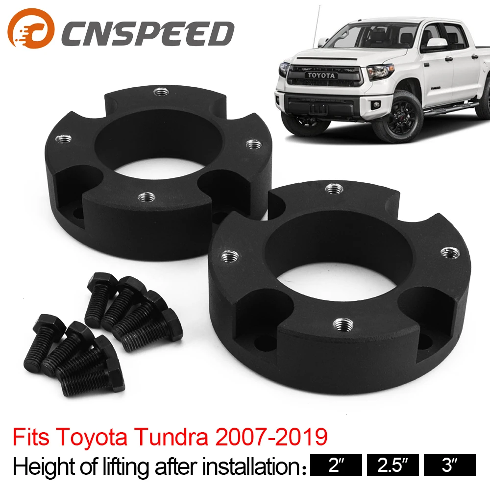 2pcs Front Leveling Lift Kit 2'' 2.5'' 3'' for Toyota Tundra 4WD 2WD 2007-2019 Car Lift Kits Auto professional Accessories
2pcs Front Leveling Lift Kit 2'' 2.5'' 3'' for Toyota Tundra 4WD 2WD 2007-2019 Car Lift Kits Auto professional Accessories