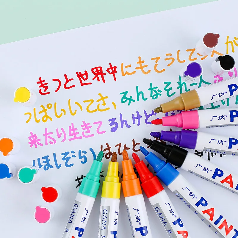 12 Colors White Waterproof Rubber Permanent Paint Marker Pen Car Tyre Tread Environmental Tire Painting Graffti Pen Dropshipping
12 Colors White Waterproof Rubber Permanent Paint Marker Pen Car Tyre Tread Environmental Tire Painting Graffti Pen Dropshipping