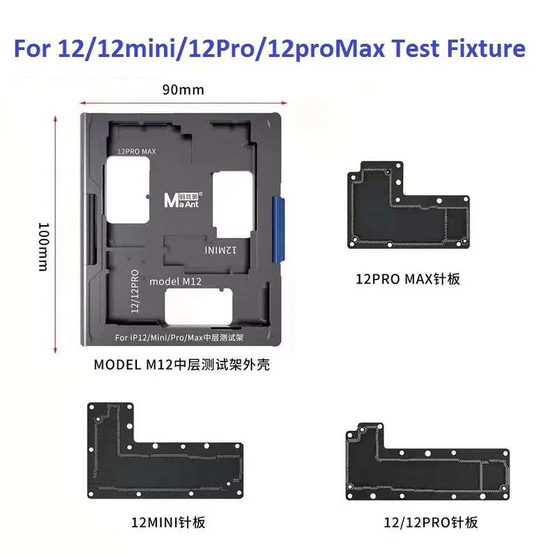 MaAnt M10 M11 M12 двойная плата тестирование приспособление для iPhone XSMAX XR 11Pro 11Pro Max 12 мин 12pro Max средняя рамка функция тестирования Rep
MaAnt M10 M11 M12 двойная плата тестирование приспособление для iPhone XSMAX XR 11Pro 11Pro Max 12 мин 12pro Max средняя рамка функция тестирования Rep