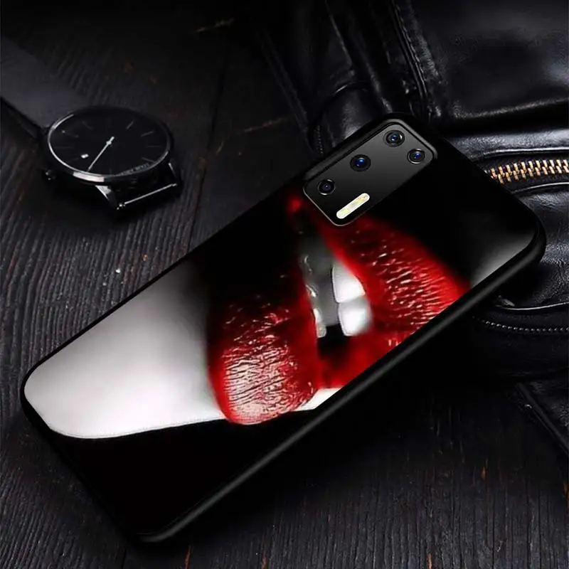 Silicone Phone Case Sexy girl red lips for Huawei P30 P20 P40 Lite E Pro P Smart 2020 Z Plus 2019 P10 P9 Lite Black Phone Case
Silicone Phone Case Sexy girl red lips for Huawei P30 P20 P40 Lite E Pro P Smart 2020 Z Plus 2019 P10 P9 Lite Black Phone Case