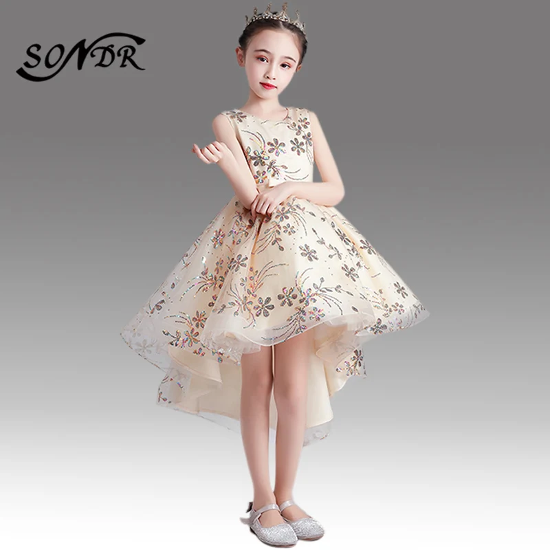 Детское платье для свадьбы и вечеринки, с блестками и круглым вырезом
Детское платье для свадьбы и вечеринки, с блестками и круглым вырезом