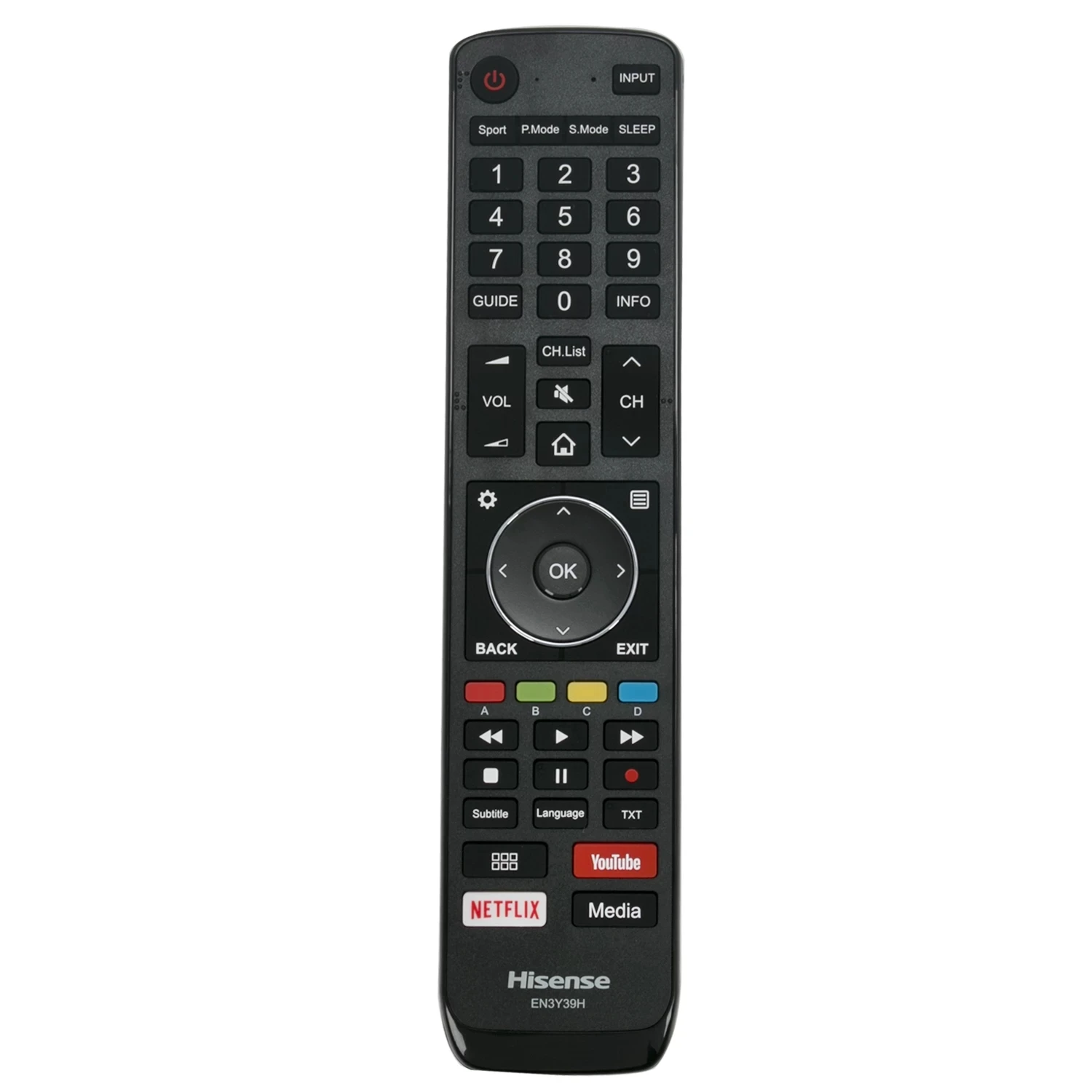 Smart Remote Control Fit for Hisense EN3Y39H H50U7A H55U7A H65U7A H43A6500 H50A6500 H55A6500 H65A6500 LCD TV
Smart Remote Control Fit for Hisense EN3Y39H H50U7A H55U7A H65U7A H43A6500 H50A6500 H55A6500 H65A6500 LCD TV