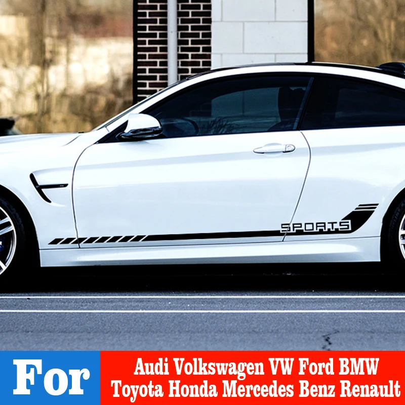 Car Side Door Decals Stickers For Audi Volkswagen VW Ford BMW Toyota Honda Mercedes Benz Renault Bodywork Decorate Fashion Lahua
Car Side Door Decals Stickers For Audi Volkswagen VW Ford BMW Toyota Honda Mercedes Benz Renault Bodywork Decorate Fashion Lahua