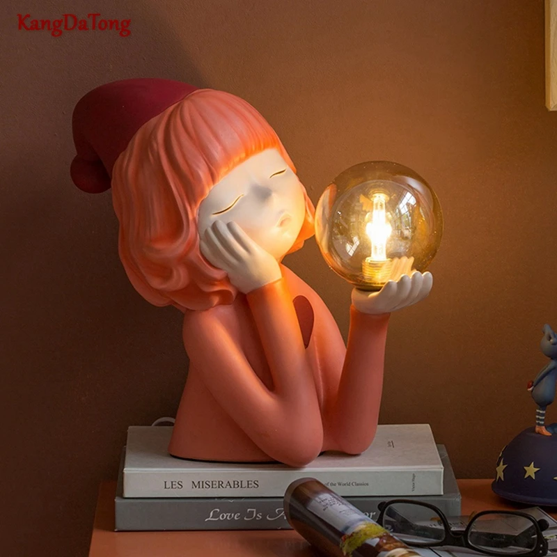 Creative Spirit Led Table Lamp Bedroom Light Luxury Bedside Lamp Sleep Small Night Lamp Household Mood Room Decoration Lamp
Creative Spirit Led Table Lamp Bedroom Light Luxury Bedside Lamp Sleep Small Night Lamp Household Mood Room Decoration Lamp