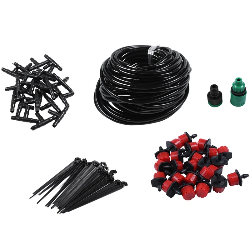 AD55 20M Diy Drip Irrigation System Automatic Watering Garden Hose Mini Drip Garden Watering Kits With Adjustable Drippers
AD55 20M Diy Drip Irrigation System Automatic Watering Garden Hose Mini Drip Garden Watering Kits With Adjustable Drippers