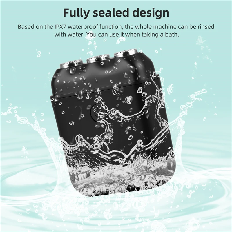 CkeyiN Mini Shaver Waterproof Beard Trimmer Quick Charge Washable Razor 3 Independent Floating Shaving Head Low Noise USB Charge
CkeyiN Mini Shaver Waterproof Beard Trimmer Quick Charge Washable Razor 3 Independent Floating Shaving Head Low Noise USB Charge
