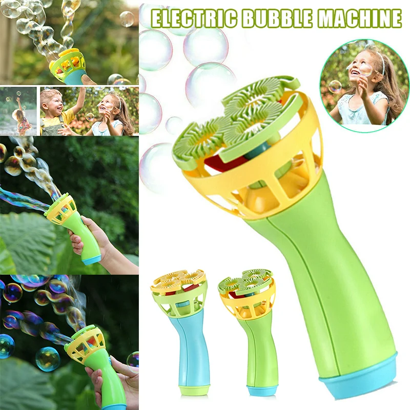 Hot Selling Electric Bubble Wands Machine Bubble Automatic Blower Mini Fan Outdoor Toys for Kids LBV
Hot Selling Electric Bubble Wands Machine Bubble Automatic Blower Mini Fan Outdoor Toys for Kids LBV