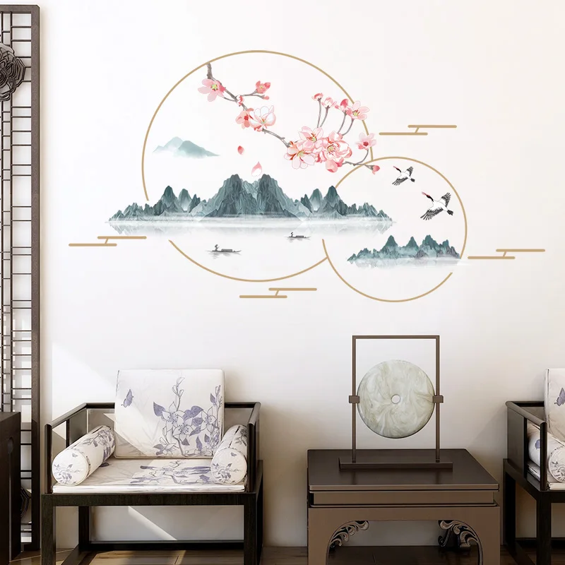 Chinese Style Wall Stickers Living Room Bedroom Vintage Decoration TV Wall Decal Teenager Room Decor Aesthetic Wallstickers Art
Chinese Style Wall Stickers Living Room Bedroom Vintage Decoration TV Wall Decal Teenager Room Decor Aesthetic Wallstickers Art