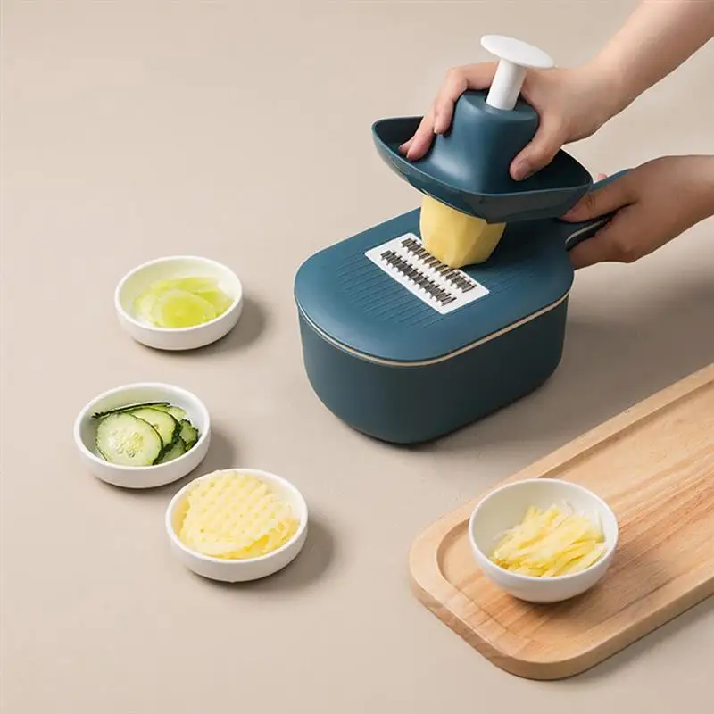 Household Potato Slicing Cutter Multifunctional Vegetable Cutter Kitchen Grater Vegetable Slicing Shredder Multi-purpose Scraper
Household Potato Slicing Cutter Multifunctional Vegetable Cutter Kitchen Grater Vegetable Slicing Shredder Multi-purpose Scraper