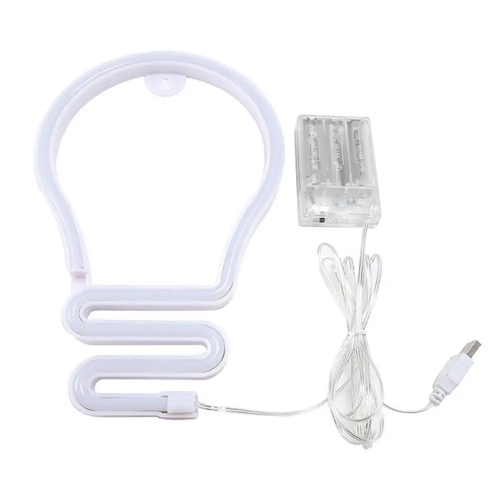 Neon Sign Bulb Shape Neon Light LED Neon Light Wall Decoration Battery Or USB Power Supply Light Up Signs For Bedroom Bar Home P
Neon Sign Bulb Shape Neon Light LED Neon Light Wall Decoration Battery Or USB Power Supply Light Up Signs For Bedroom Bar Home P