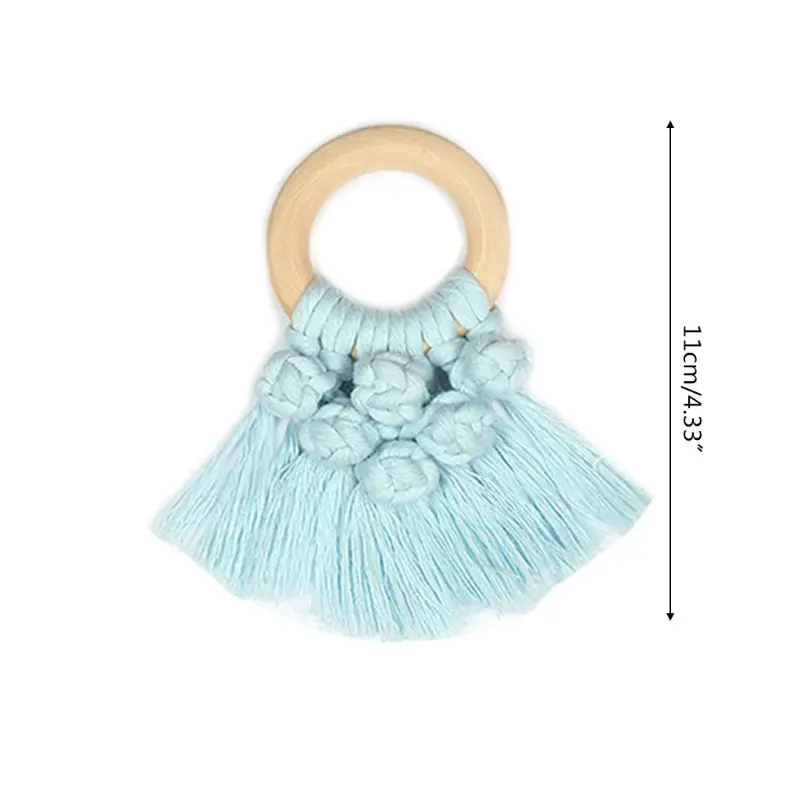 Baby Teething Wooden Ring Rattle Crochet Tassel Teether Bracelet Nursing Toys Dropship
Baby Teething Wooden Ring Rattle Crochet Tassel Teether Bracelet Nursing Toys Dropship