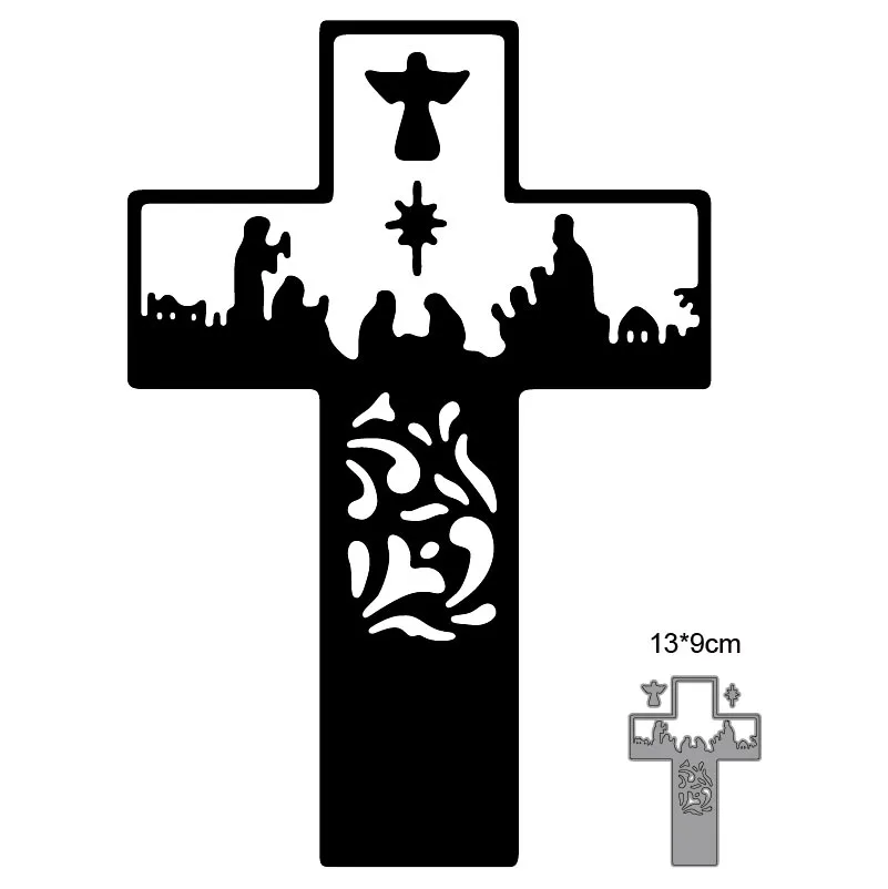2021 metal cutting dies cut die mold Nativity Scene Cross decoration Scrapbook paper craft knife mould blade punch stencils dies
2021 metal cutting dies cut die mold Nativity Scene Cross decoration Scrapbook paper craft knife mould blade punch stencils dies