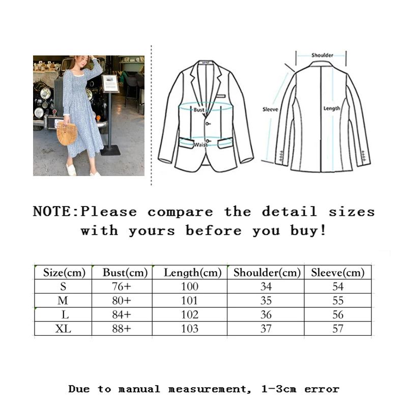 Sllsky Broken Flower Chiffon Dress Women Spring New Square Collar Lace Loose Puff Sleeve Waist Vintage Fashion Mid Length Dress
Sllsky Broken Flower Chiffon Dress Women Spring New Square Collar Lace Loose Puff Sleeve Waist Vintage Fashion Mid Length Dress