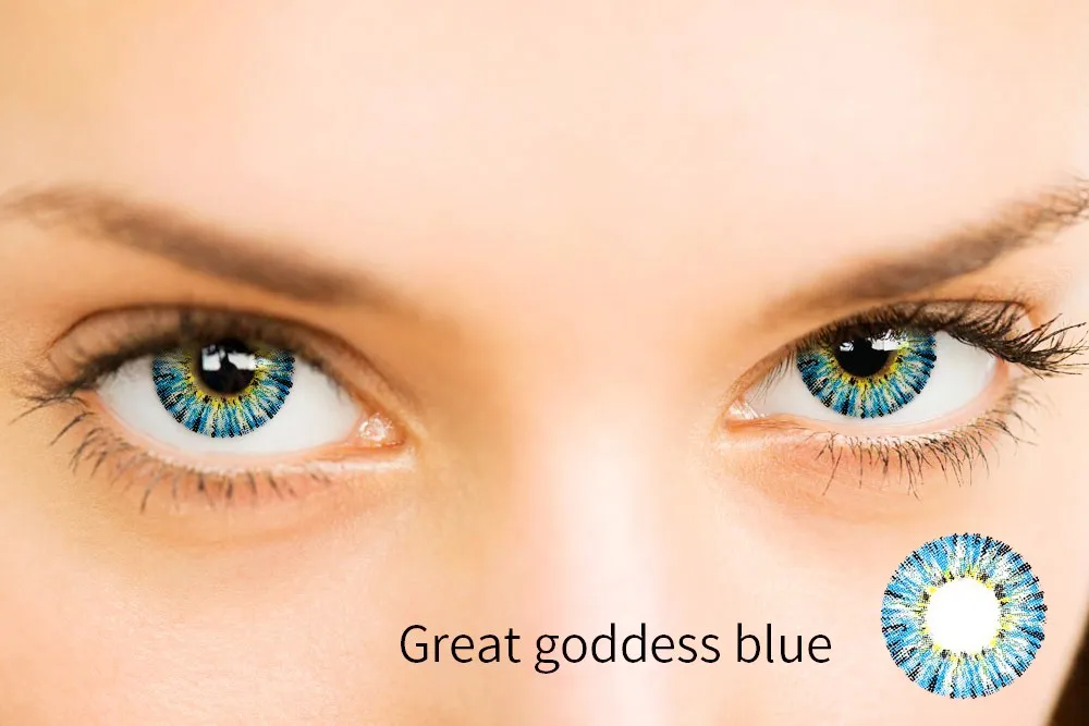 Красивые цветные контактные линзы для учеников Женские вечерние 14 5 мм Милые