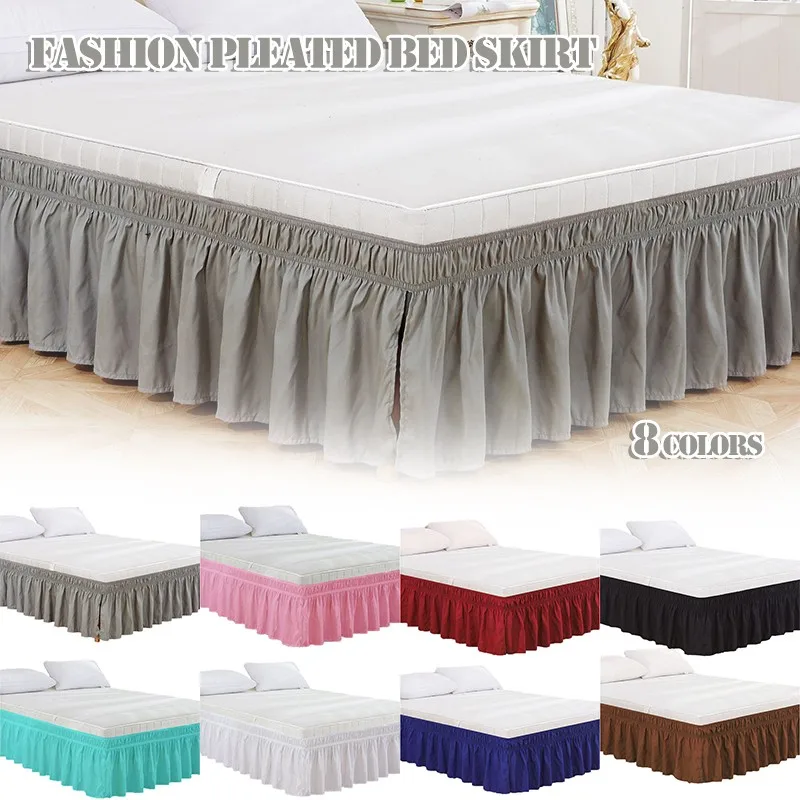 Hotel Bed Skirt Wrap Around Elastic Bed Skirts Without Bed Surface Twin /Full/ Queen/ King Size 38cm Height for Home Decor White
Hotel Bed Skirt Wrap Around Elastic Bed Skirts Without Bed Surface Twin /Full/ Queen/ King Size 38cm Height for Home Decor White
