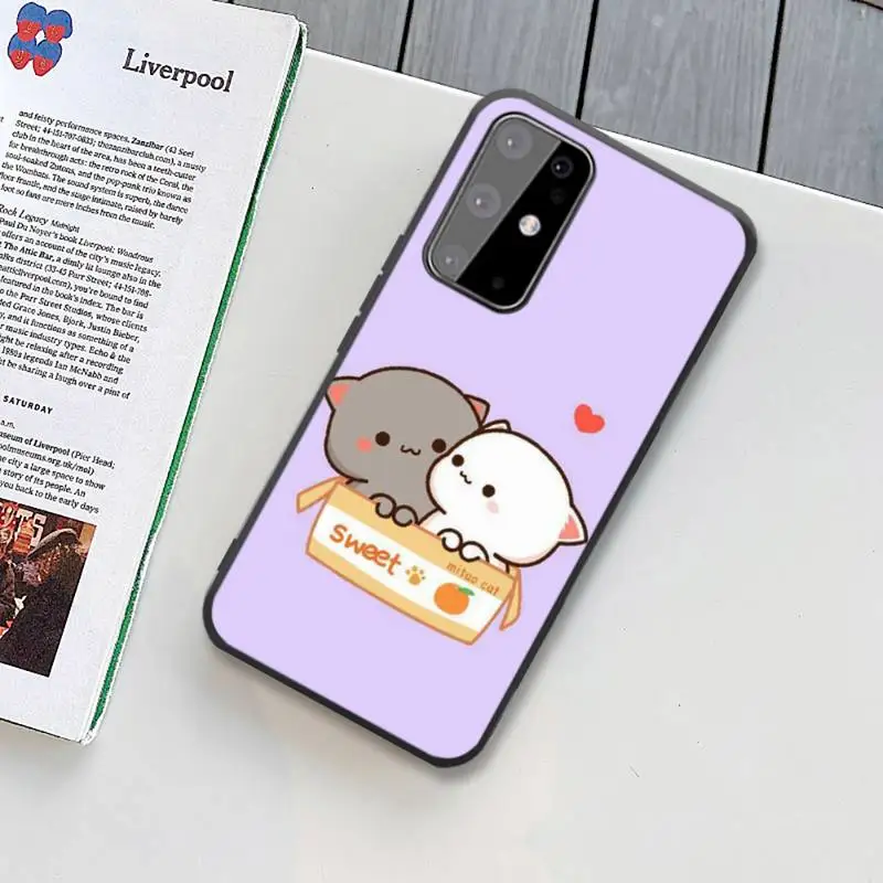 Cartoon Peach Mochi Cat Phone Case for Samsung S20 plus Ultra S6 S7 edge S8 S9 plus S10-5G lite 2020 S10E
Cartoon Peach Mochi Cat Phone Case for Samsung S20 plus Ultra S6 S7 edge S8 S9 plus S10-5G lite 2020 S10E