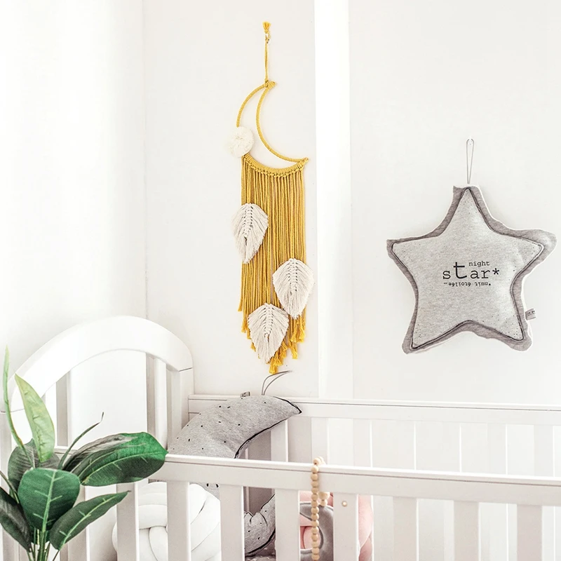 Boho Yellow Moon Tapestry Macrame Wall Hanging Leaves Woven Indian Mandala Tapestry Wall Dorm Home Decor Gift
Boho Yellow Moon Tapestry Macrame Wall Hanging Leaves Woven Indian Mandala Tapestry Wall Dorm Home Decor Gift