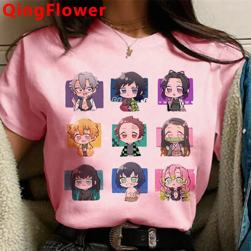 Женский винтажный Топ Demon Slayer Kimetsu No Yaiba, повседневный топ с принтом для пар, футболка в стиле tumblr
Женский винтажный Топ Demon Slayer Kimetsu No Yaiba, повседневный топ с принтом для пар, футболка в стиле tumblr