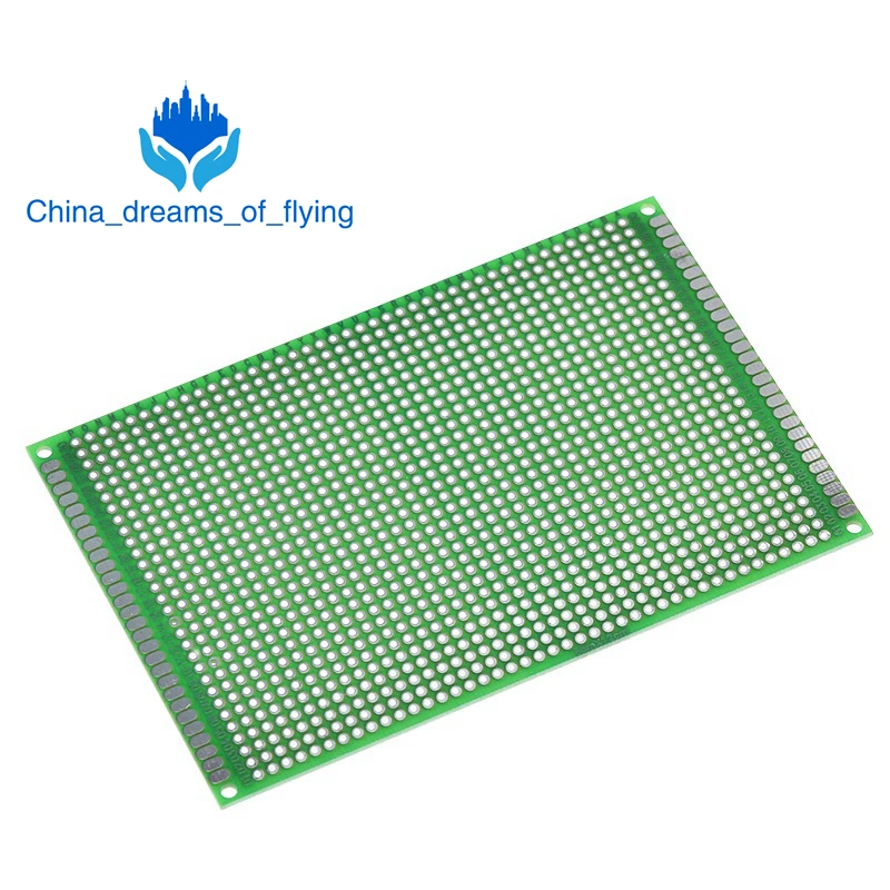 1 шт. 8x12 см 80x120 мм двухсторонний Прототип PCB универсальная печатная плата прототип