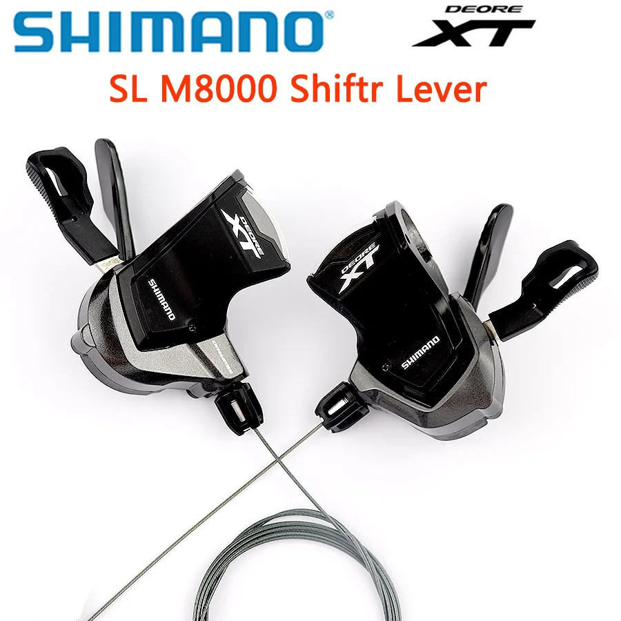Рычаг переключения SHIMANO Deore XT SL M8000 рычаг передач Rapidfire Plus 2x11 3x11