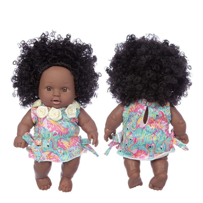 

26 см американских Reborn черный Baby Doll для игры в ванне, полностью силиконовые виниловые Детские куклы реалистичные куклы новорожденных детски...